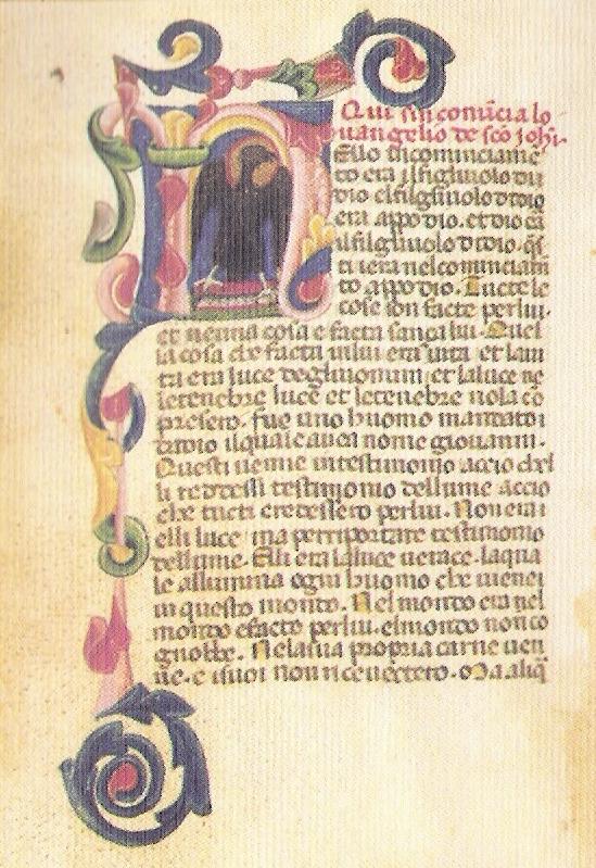 Alle origini. Lingua del volgo, lingua di Dio