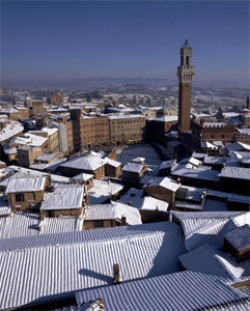 Rischio neve a Siena, allerta maltempo in tutta la Toscana