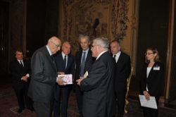 Gabriello Mancini al Quirinale ritira il Premio dei Premi di Cotec