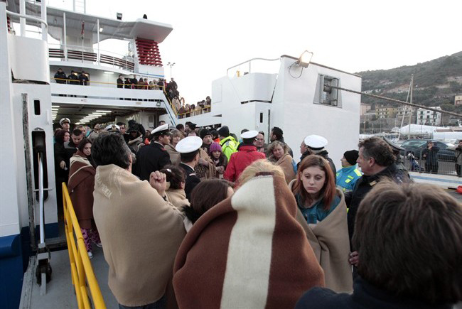 Naufragio al Giglio, mancano all’appello 70 persone