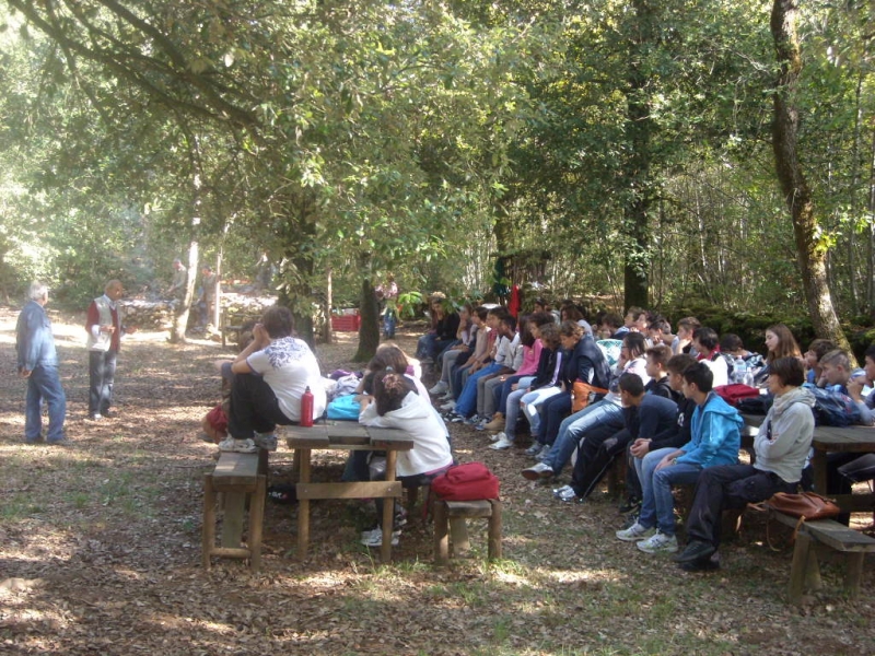 Studenti sangimignanesi in visita ai Capanni partigiani