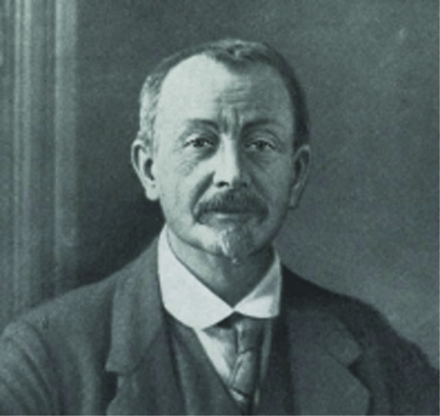 Il pittore Paul Baum