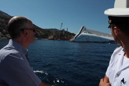 Costa Concordia, Gabrielli al Giglio: «Obiettivo salvare stagione estiva»