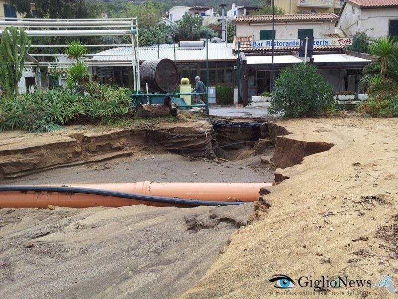 Isola del Giglio, in arrivo oltre 500mila euro per risarcire danni del maltempo