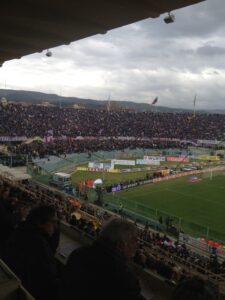 La Fiesole durante il derby