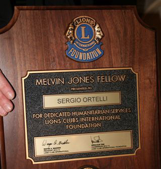 Il Melvin Jones Fellow agli abitanti dell’Isola del Giglio