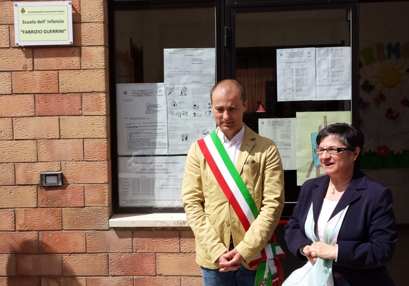 Asciano, scuola dell’infanzia intitolata allo studente Fabrizio Guerrini