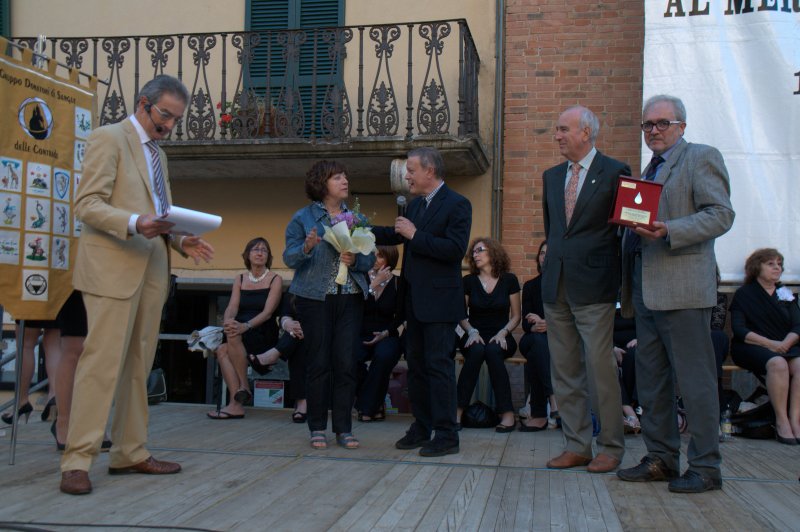 La consegna della Goccia d'Oro ai donatori di sangue delle Contrade di Siena