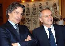 L'ex presidente di Banca Mps Giuseppe Mussarie l'ex dg Antonio Vigni