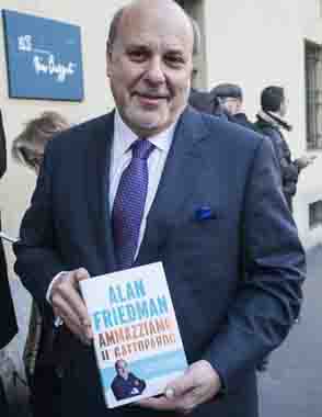 Alan Friedman ad Arezzo sabato 3 maggio con “Ammazziamo il Gattopardo”