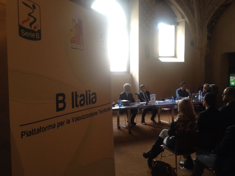 B-Italia, il presidente della Lega Abodi incontra a Siena il sindaco Valentini