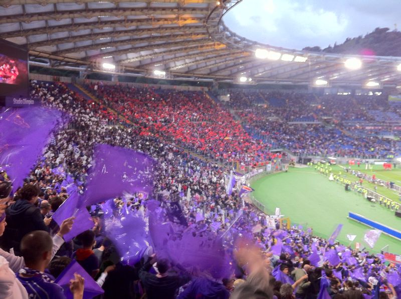 Coppa Italia, l’esodo del popolo viola per la finale dell’Olimpico