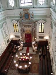 L'interno della Sinagoga di Siena