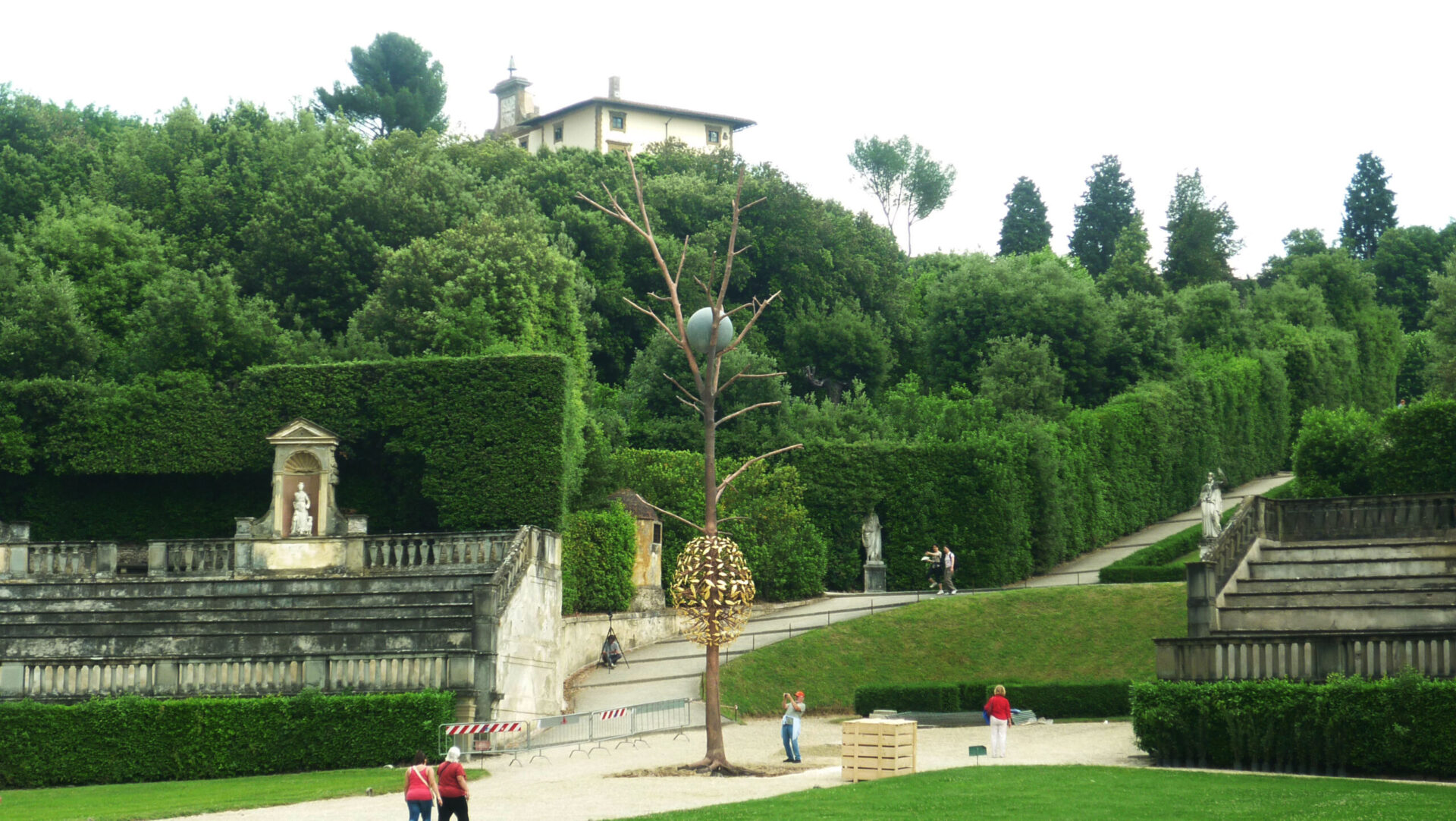 Gli Alberi dello scultore Giuseppe Penone si ‘alzano’ nel Giardino di Boboli