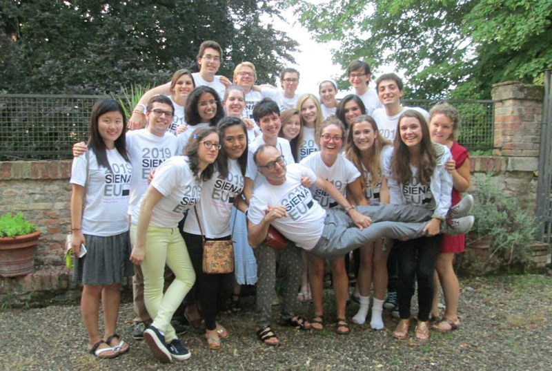 Studenti di Harvard a lezione con Siena 2019