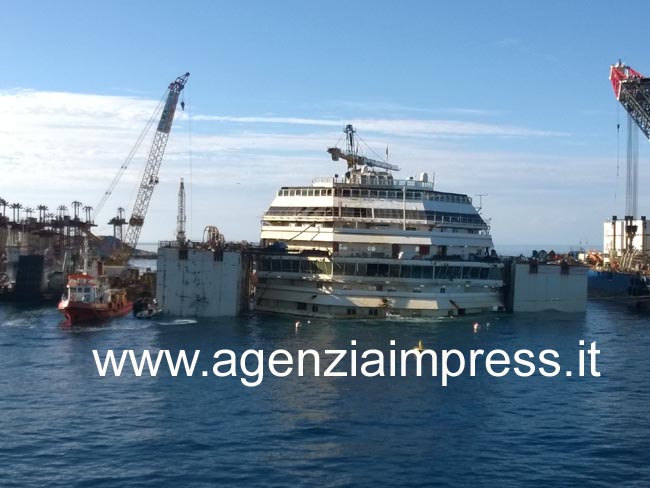 Concordia, il Tribunale di Grosseto dissequestra la nave
