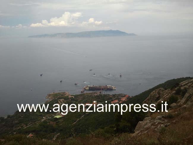 Rimozione Concordia, la partenza per Genova potrebbe slittare a martedì