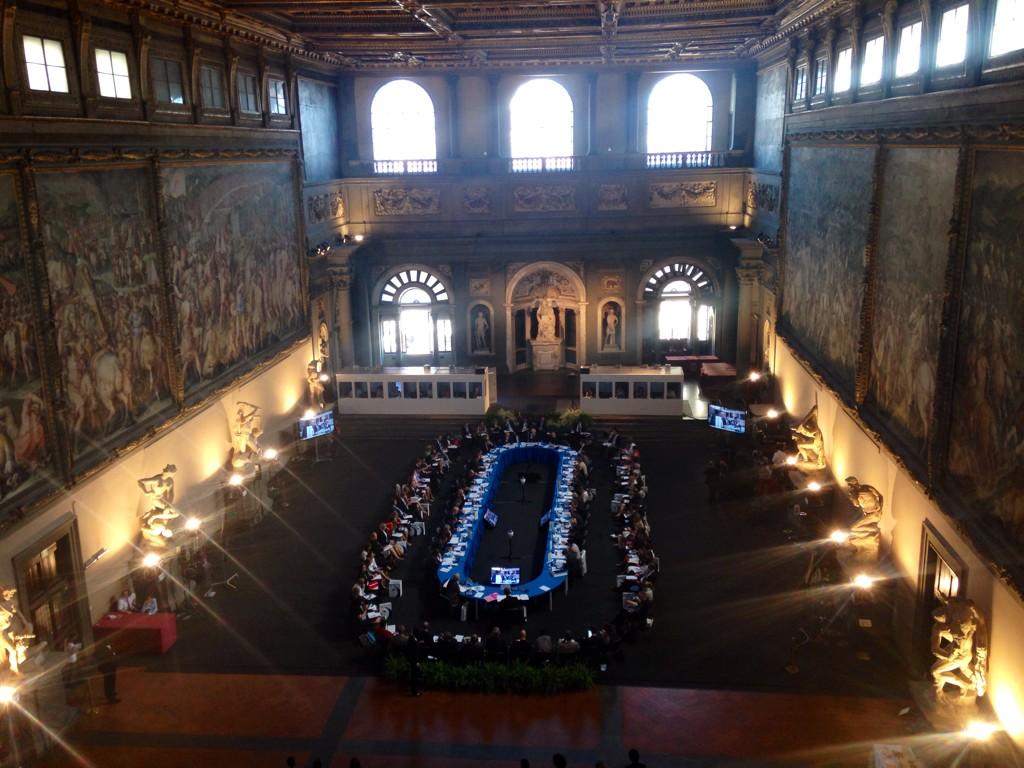 L’Europa si confronta nella Sala dei 500 di Palazzo Vecchio