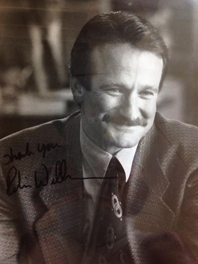 Pieraccioni, Robin Williams e quella foto autografata. Il saluto su Fb: «Ciao grande»