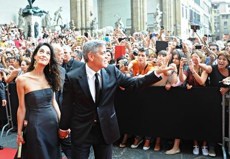 Il sindaco Nardella a cena con Clooney: «Nozze a Venezia? Peccato tu non abbia scelto Firenze»