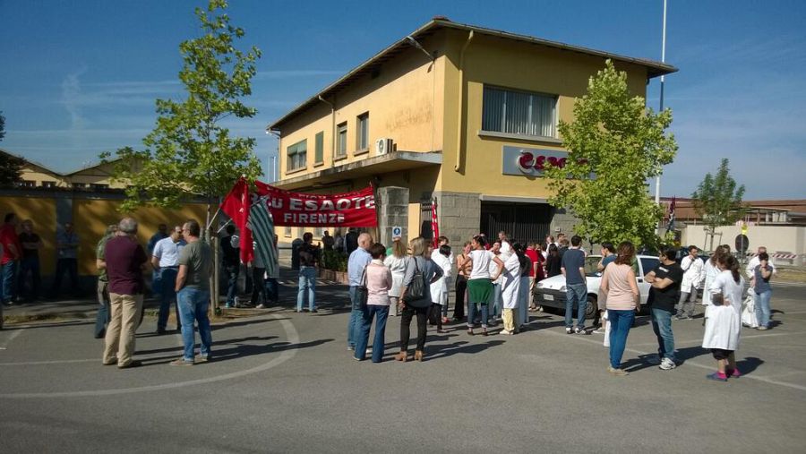 Otto ore di sciopero agli stabilimento Esaote di Firenze e Genova