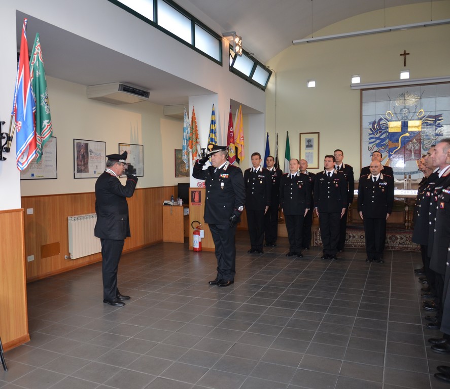Saluto di commiato a Siena per il Comandante della Legione Carabinieri Toscana