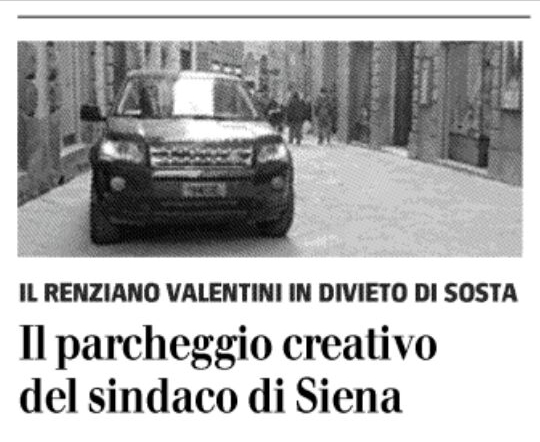 “Parcheggio creativo” ma la macchina non è sua. Il sindaco di Siena querela Il Giornale