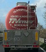 Trasporto alimenti liquidi, provenienza Bordeaux. Perché?