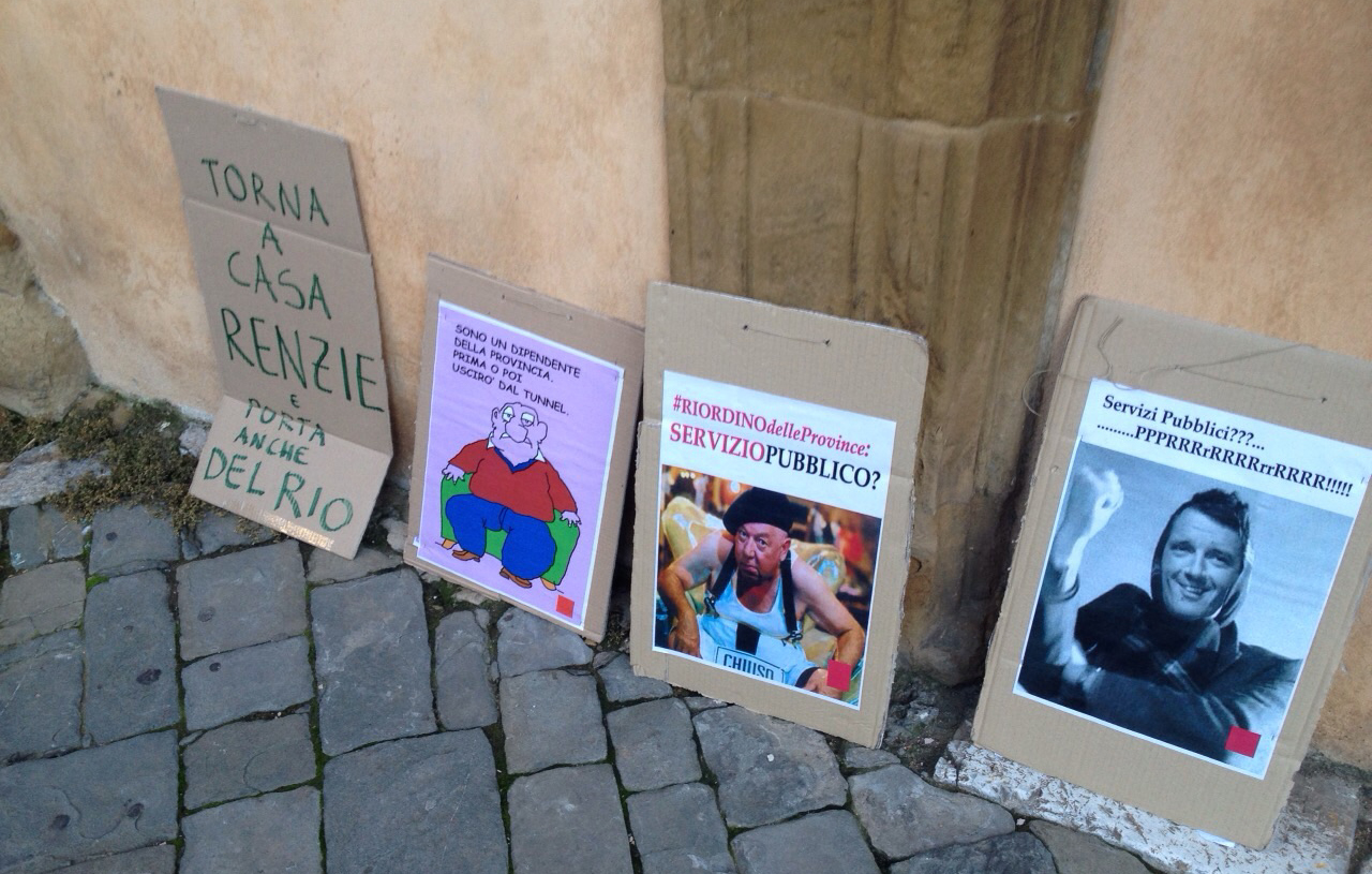 La protesta