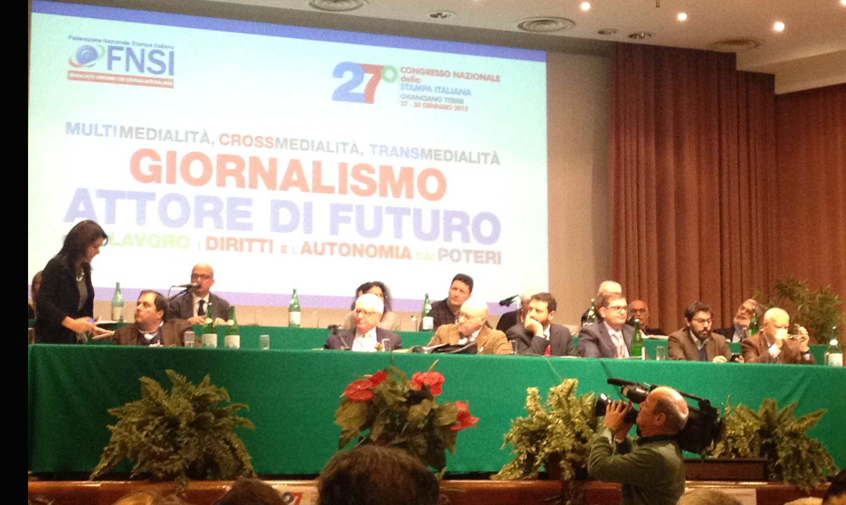 Congresso Fnsi, Barbagallo (Uil): «In Italia serve editoria pura che tuteli la libertà di stampa»