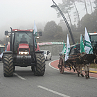 Imu, clamorose proteste in Toscana. Trattori e agricoltori invadono il casello A1 Valdichiana