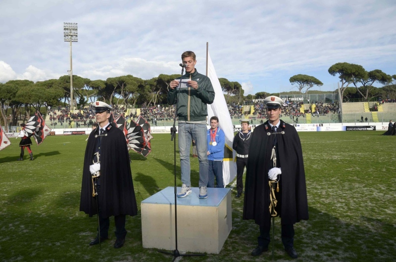 Viareggio Cup, Rugani legge il giuramento del torneo. All’Empoli il trofeo Torquato Tasso