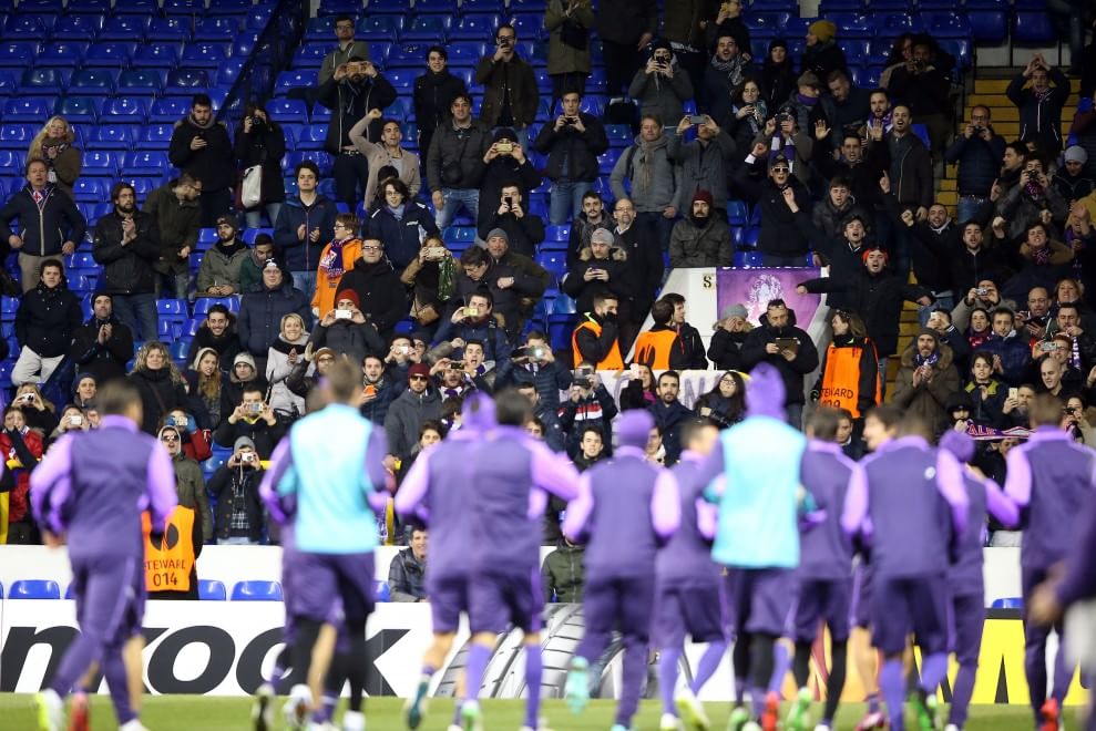 Londra invasa da tifosi viola. La carica dei 2000 di White Hart Lane con Adv e Nardella