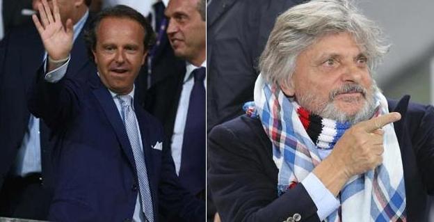 Stessa passione, stili diversi. Della Valle e Ferrero, Fiorentina-Samp è sfida tra patron