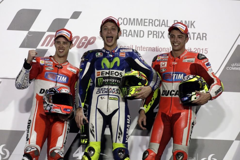 Ferrari, Rossi e Ducati, che bella la domenica senza una palla che rotola…