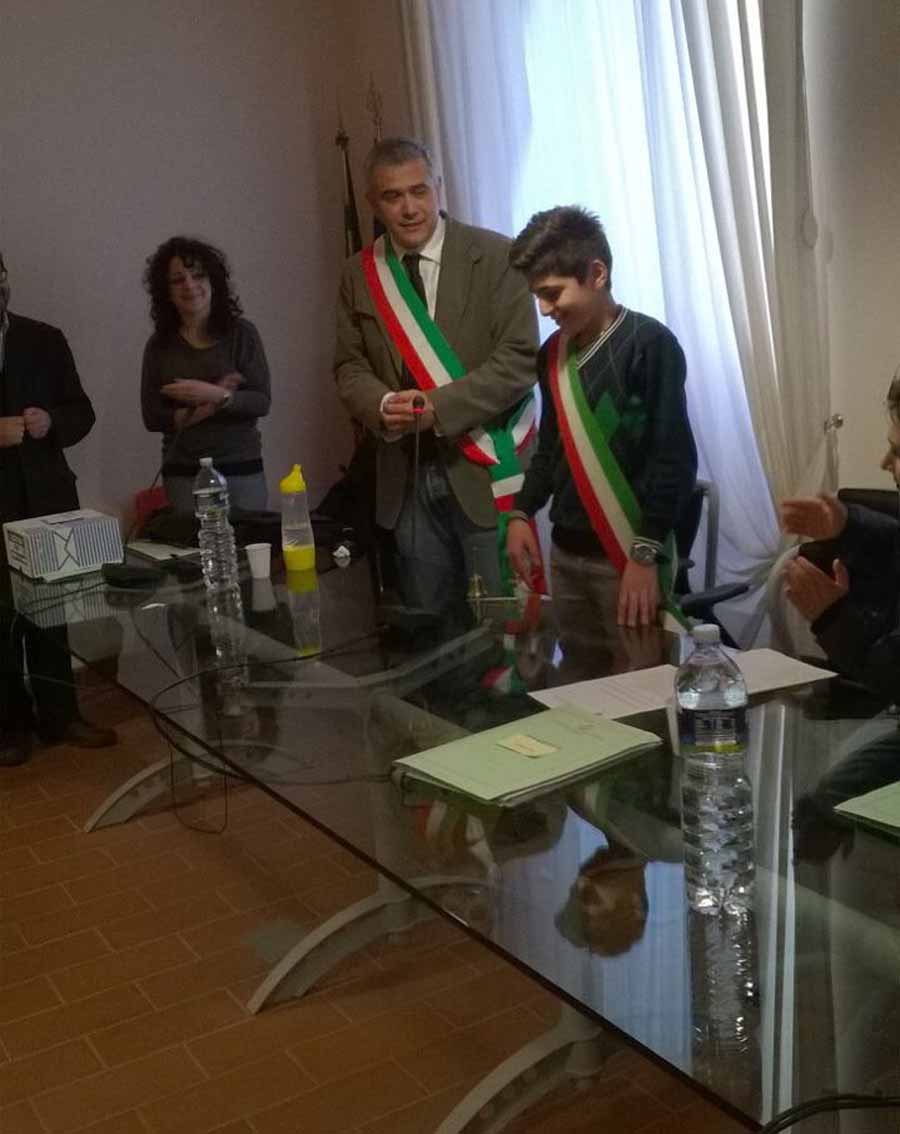 Mattia Tizzone eletto Sindaco dei Ragazzi