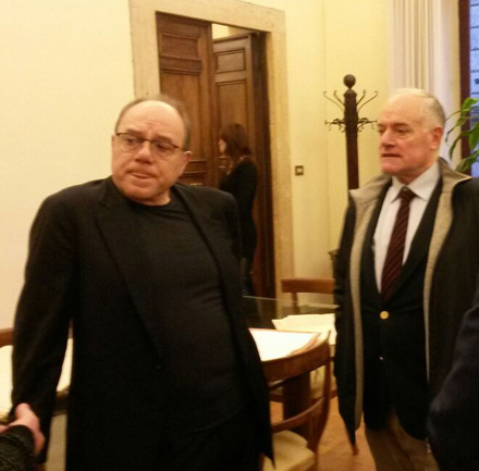 Carlo Verdone a Siena: «Via da Roma? Mi trasferirei qui»