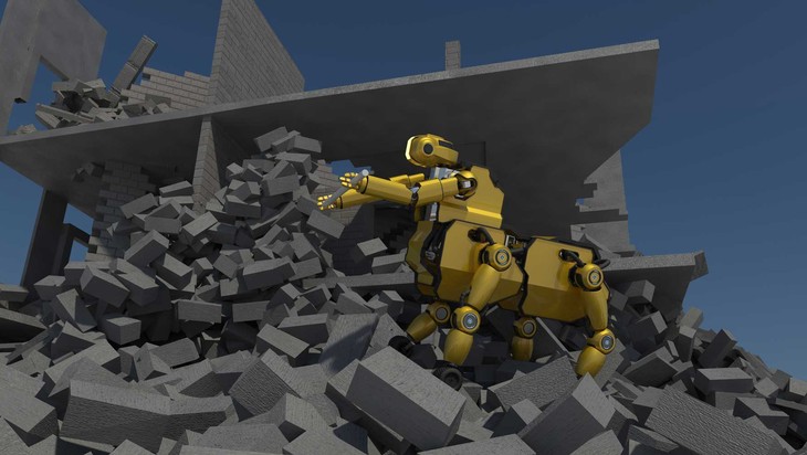 Il robot-Centauro. Garantirà il pronto intervento in casi di incidenti e disastri naturali