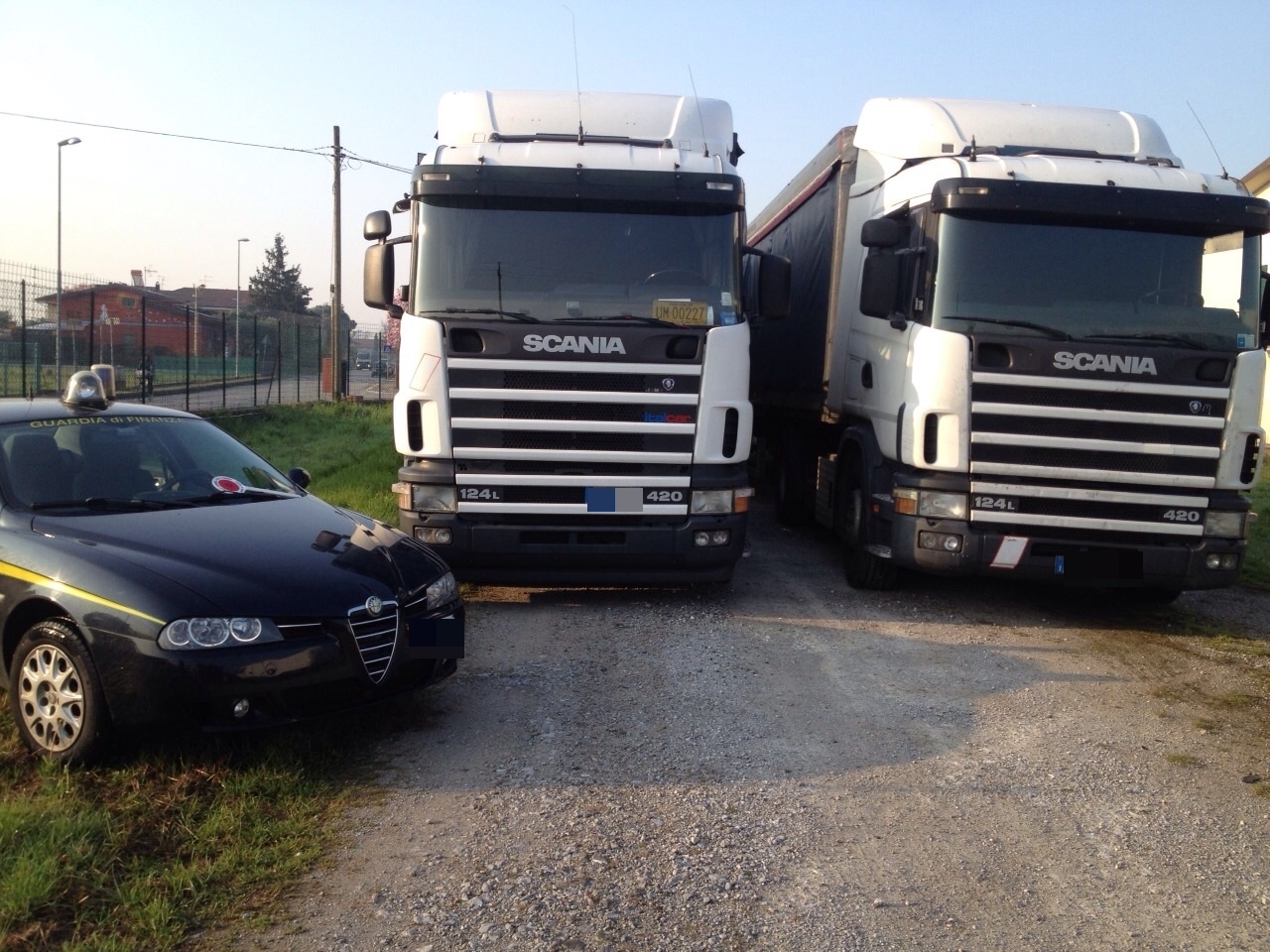 Gasolio di contrabbando. GdF ferma due tir a Montecatini, denunciati i due autisti