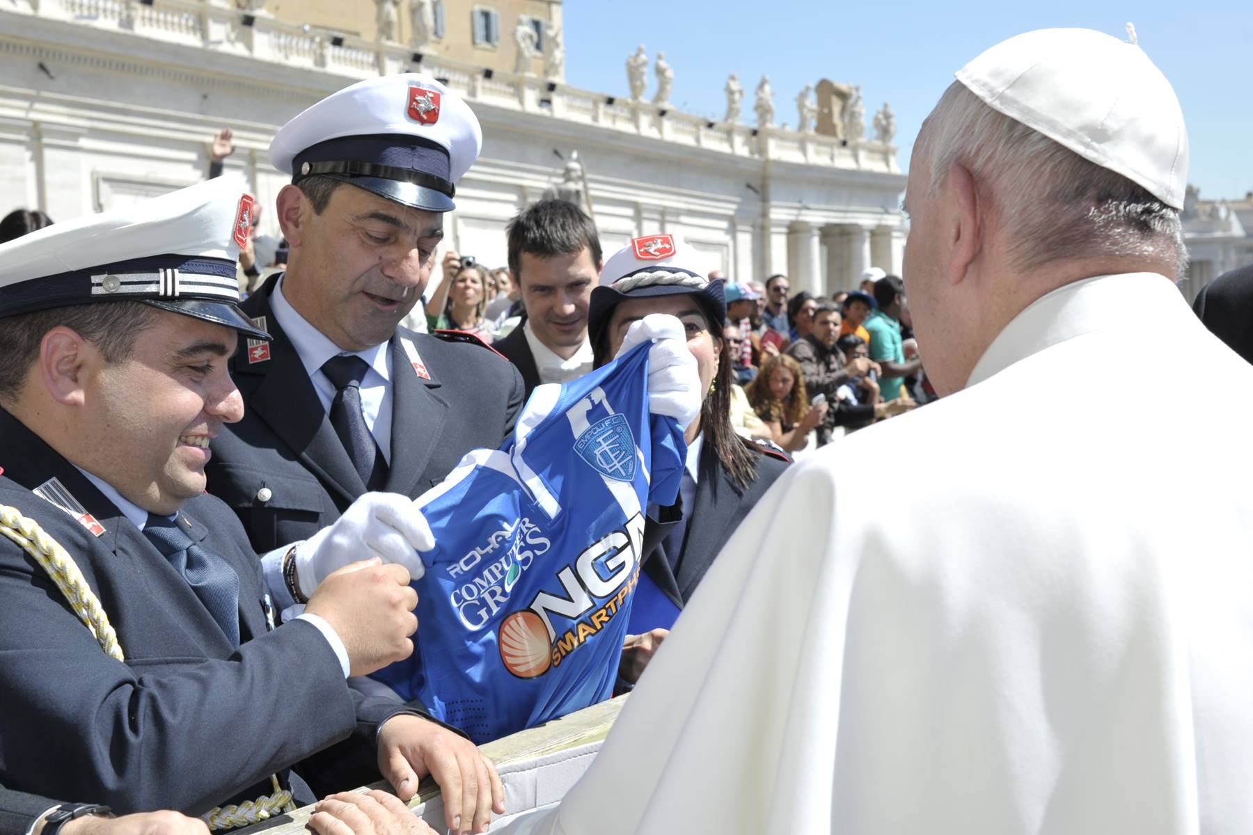 Papa azzurro. Empoli verso l’Atalanta con un tifoso in più