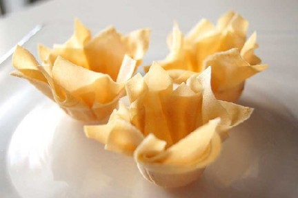 Caramella a sorpresa con la pasta di phyllo