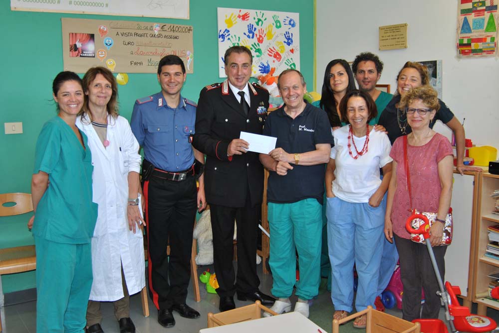 L’Arma per i bambini. Donazione dei Carabinieri per la Chirurgia pediatrica dell’ospedale di Siena