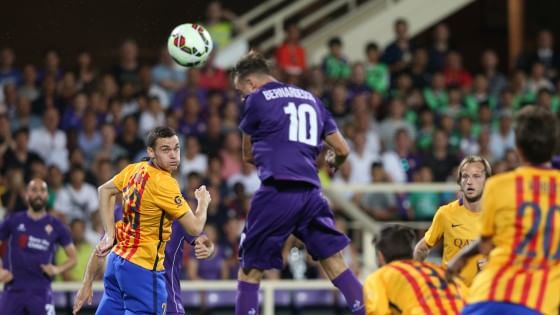 Viola brillante. Fiorentina, 2-1 al Barcellona. Della Valle: «Non deluderemo i tifosi»