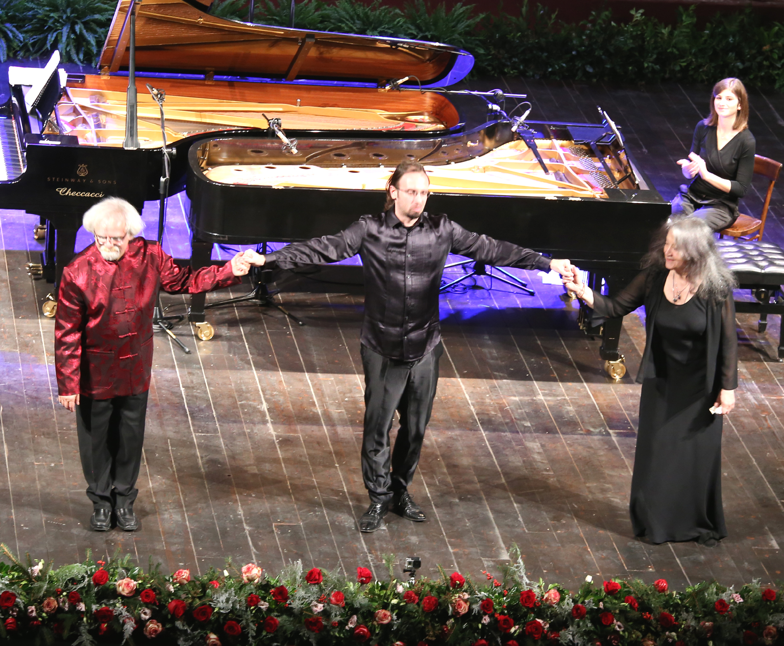 Festa in teatro. Arezzo saluta il nuovo Petrarca , chiuso per 10 anni, con Martha Argerich. Omaggio a Benedetti Michelangeli