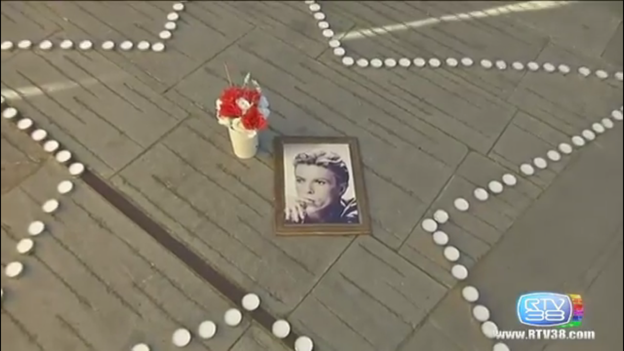 Il ricordo. L’omaggio di Firenze a David Bowie