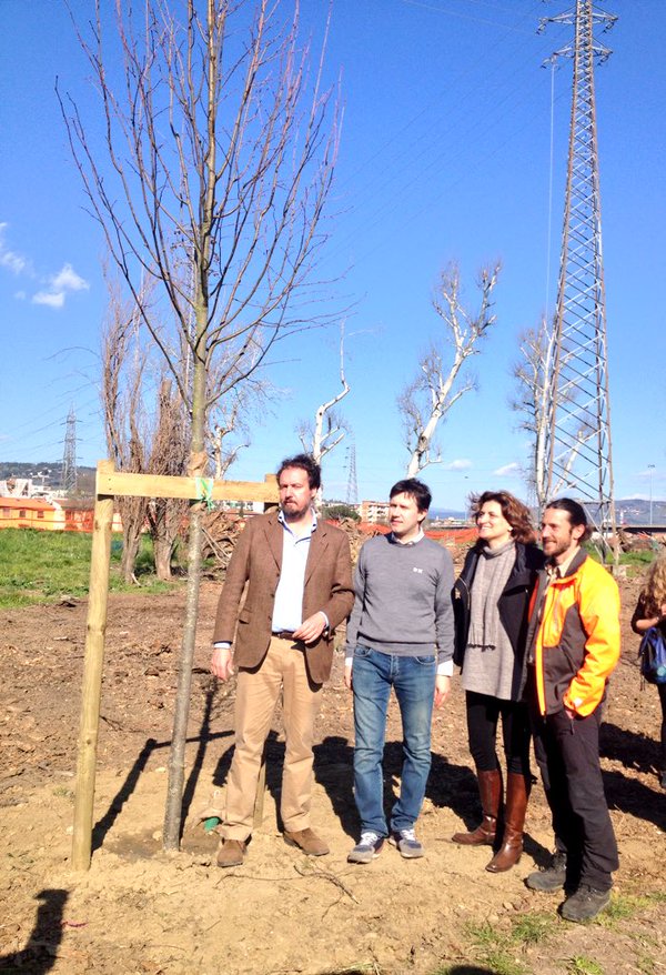 Rinasce il Parco dell’Anconella. Firenze, tre piante in memoria delle ragazze morte in Spagna