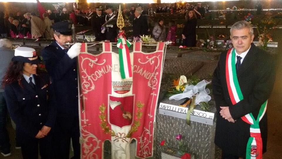 Al Mausoleo delle Fosse Ardeatine per rendere omaggio all’ascianese ucciso dalle truppe tedesche
