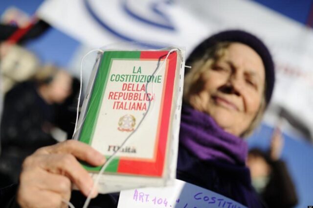 Presidio di Libertà e Giustizia a sostegno della magistratura e della costituzione