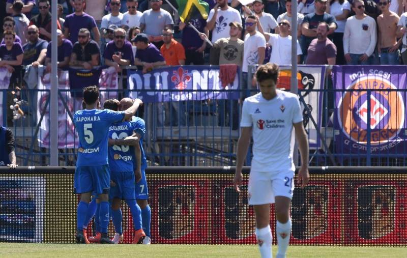 Sprofondo viola. Empoli, il derby è tuo. Fiorentina, addio Champions