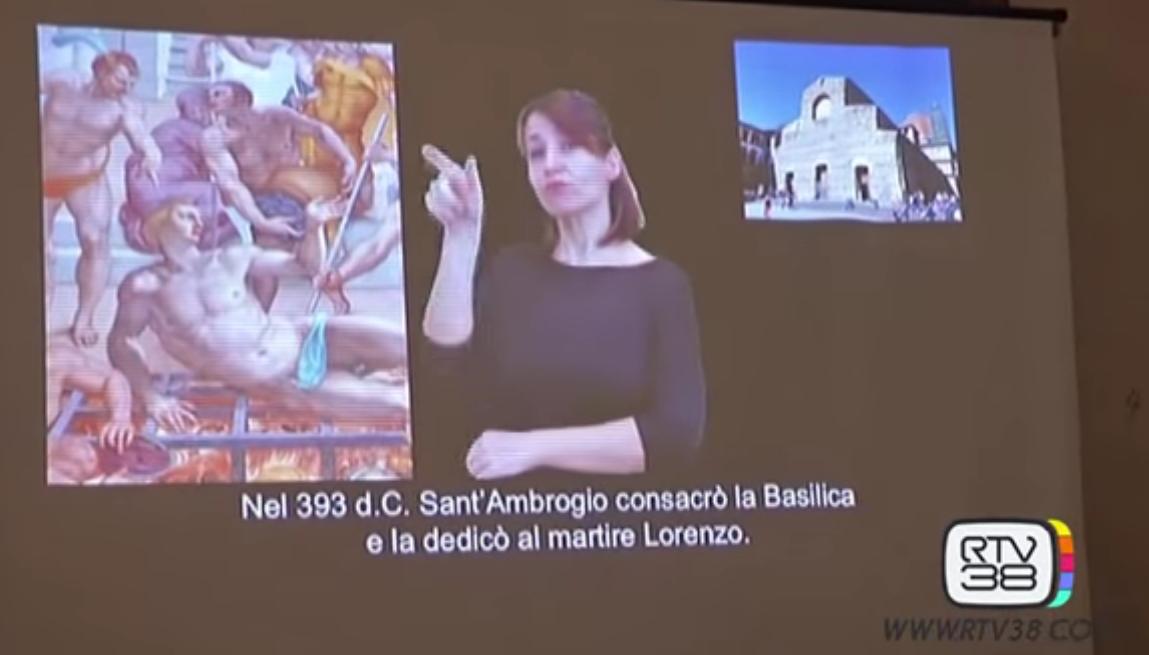 Arte a portata di mano. Donatello raccontanto dalla lingua dei segni